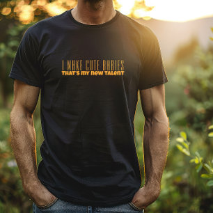 Camiseta El naranja de la carta del primer día de papá humo