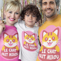 El Naranja lindo Tabby Cat Kitten habla francés