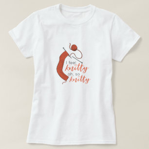 Camiseta El Naranja suave siento el nivel de calidad, oh ta