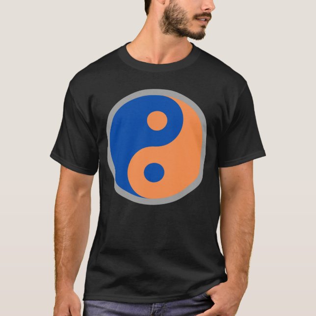 Camiseta El Naranja Yin Yang Yin Yang Go  a un Naranja (Anverso)