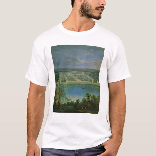 Camiseta El naranjal y el castillo francés en Versalles, (Anverso)