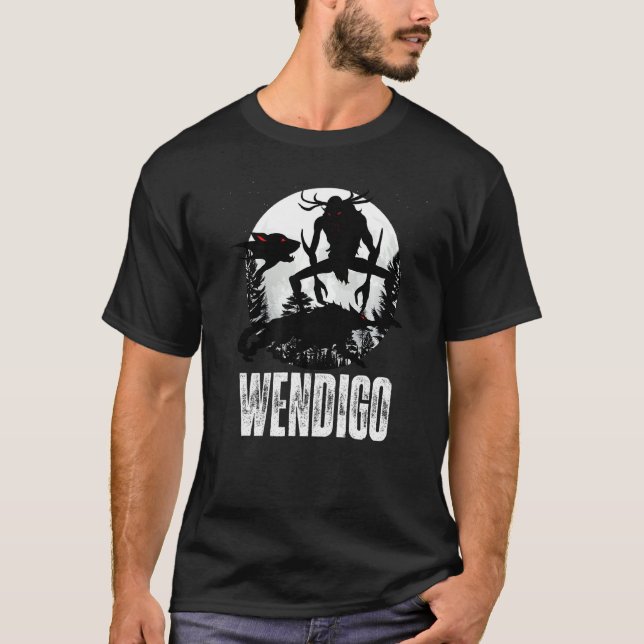 Camiseta El nativo americano Wendigo Monster Skinwalker Evi (Anverso)
