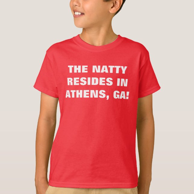 CAMISETA ¡EL NATURALEZA RESIDE EN ATENAS, GA! (Anverso)