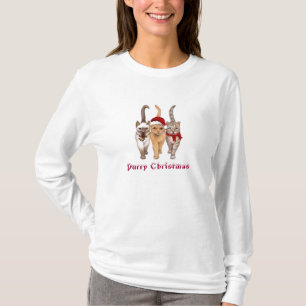 Camiseta El navidad de Purry y felices maúllan sudadera co