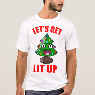 Camiseta El navidad divertido deja para conseguir el Lit