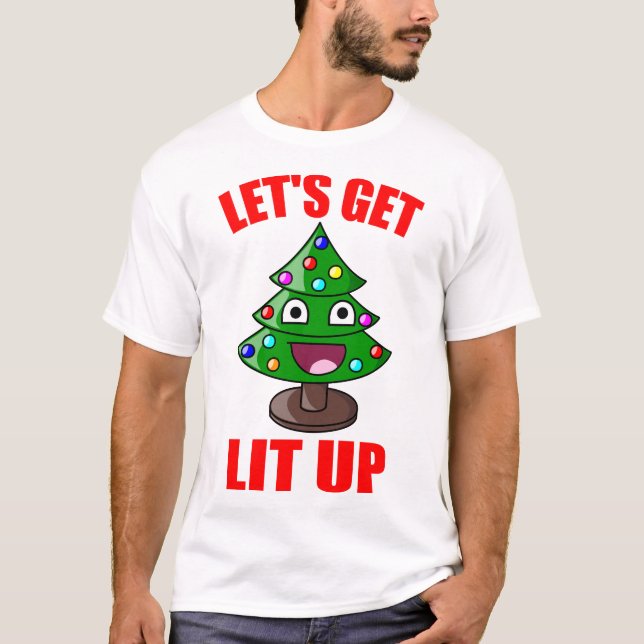 Camiseta El navidad divertido deja para conseguir el Lit (Anverso)