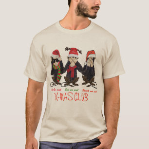 Camiseta el navidad oye para considerar para no hablar