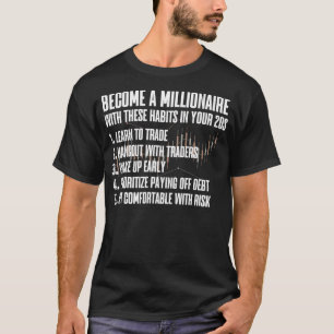 Camiseta El negociante del mercado de valores dice 14