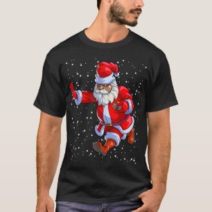 Camiseta El negro afroamericano Santa Claus Fútbol Afro C