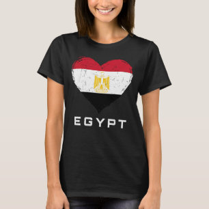 Camiseta El negro de las mujeres angustiadas con el corazón