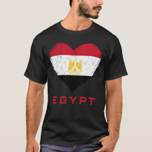 Camiseta El negro de los hombres angustiado por el corazón 