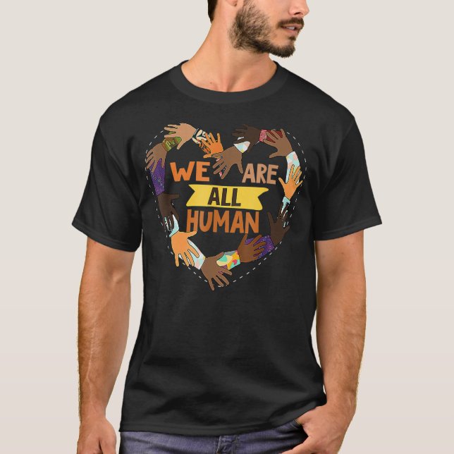 Camiseta El negro es bello mes de la historia negra Todos s (Anverso)