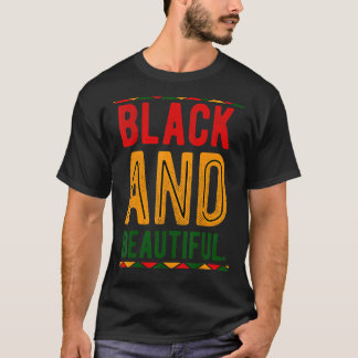 Camiseta El negro es un bello mes de la historia negra