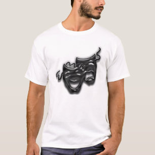 Camiseta El negro grande enmascara el camisón