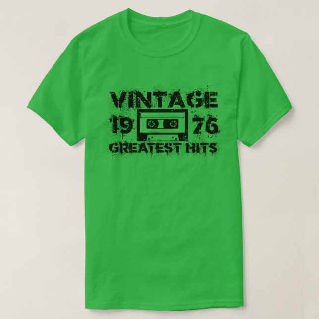 Camiseta El negro más grande de 1976 (Diseño del anverso)