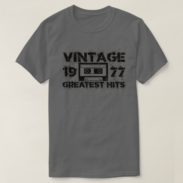 Camiseta El negro más grande de 1977 (Diseño del anverso)