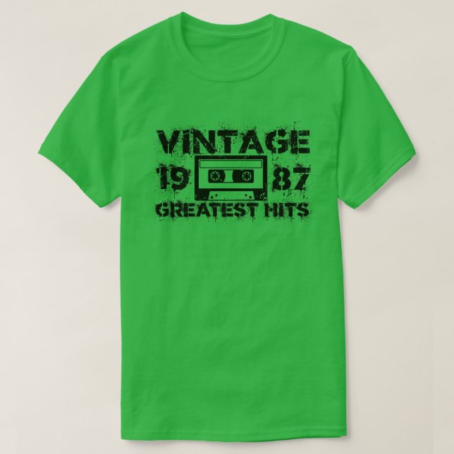 Camiseta El negro más grande de 1987 (Diseño del anverso)