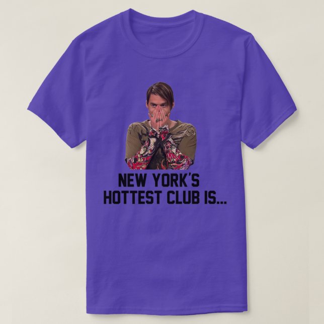 Camiseta El New Yorkx27s Hottest Club es Stefon (Diseño del anverso)