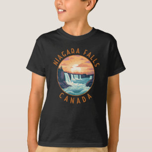 Camiseta El Niagara cae en un círculo de angustia retro en