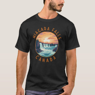 Camiseta El Niagara cae en un círculo de angustia retro en
