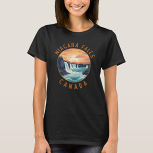 Camiseta El Niagara cae en un círculo de angustia retro en