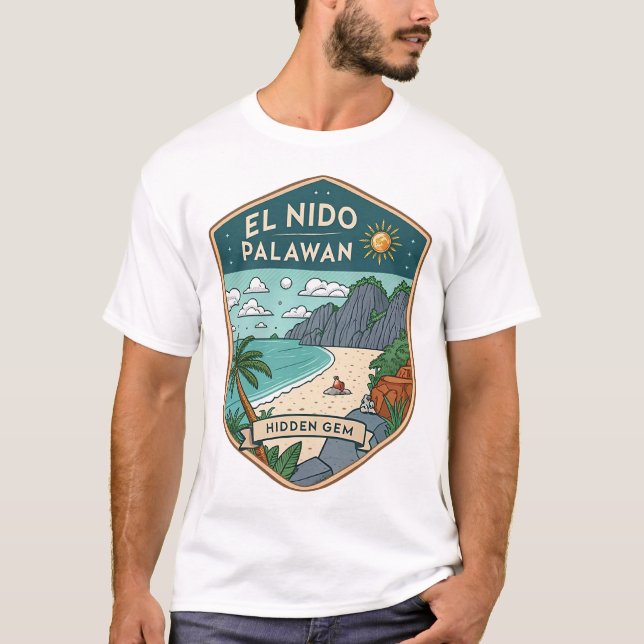 Camiseta El Nido: la joya escondida de Palawan (Anverso)