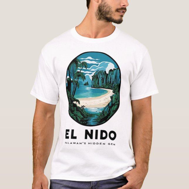 Camiseta El Nido: la joya escondida de Palawan (Anverso)