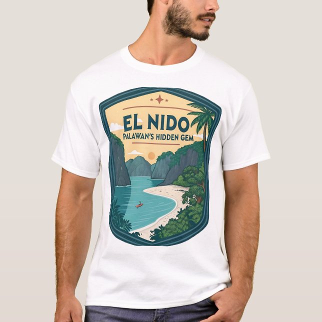 Camiseta El Nido: la joya escondida de Palawan (Anverso)