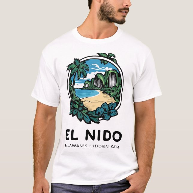 Camiseta El Nido: la joya escondida de Palawan (Anverso)