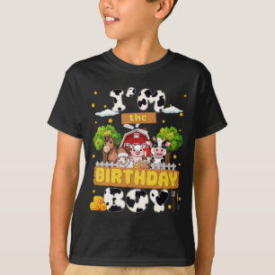 Camiseta El Niño Cumpleañero Familia Granja Fiesta Temática