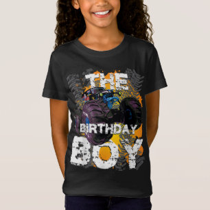 Camiseta El niño de cumpleaños Monstruo Camión de la famili