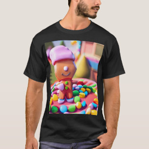 Camiseta El niño de Gingerbread hace bueno - Ken Gage Art