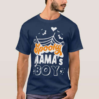 Camiseta El niño de mamá espeluznante habló de Halloween 76