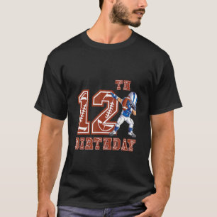 Camiseta El niño del fútbol del Dabbing 12 cumpleaños 12 añ