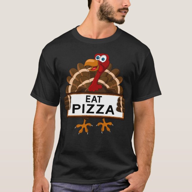 Camiseta El niño divertido come el regalo de la acción de (Anverso)