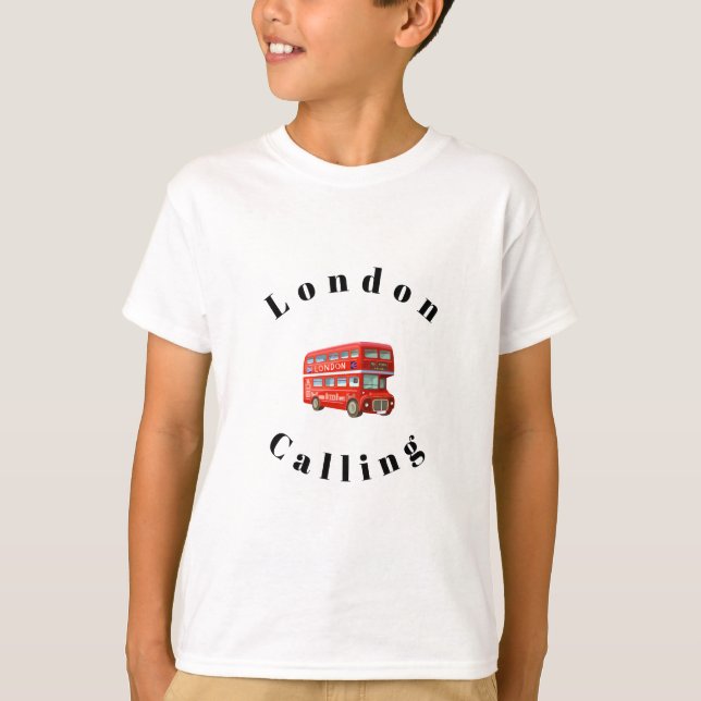Camiseta El niño llama a Londres (Anverso)