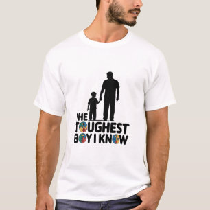 Camiseta El niño más duro que conozco el Día del Autismo