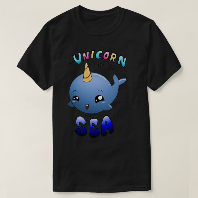 Camiseta El Niño Narwhal El Unicornio Del Mar (Diseño del anverso)