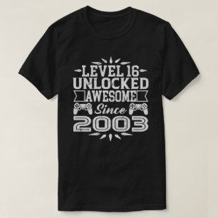 Camiseta El nivel 16 abrió desde 2003 décimo quinto
