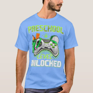 Camiseta El nivel preescolar desbloqueó la diversión de vue