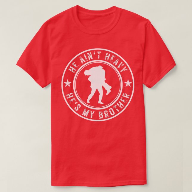 Camiseta Él no es pesado es mi hermano 20 (Diseño del anverso)