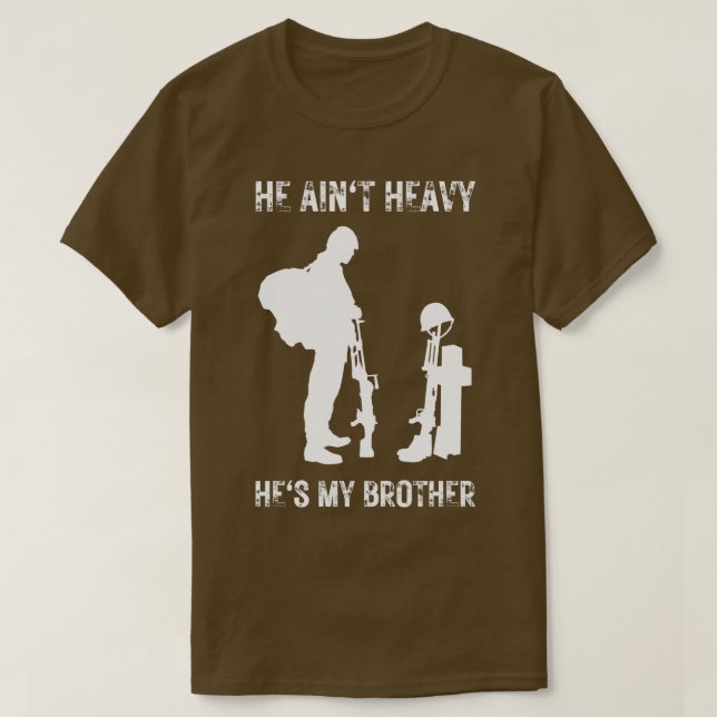 Camiseta Él no es pesado tiene a mi hermano 6 (Diseño del anverso)