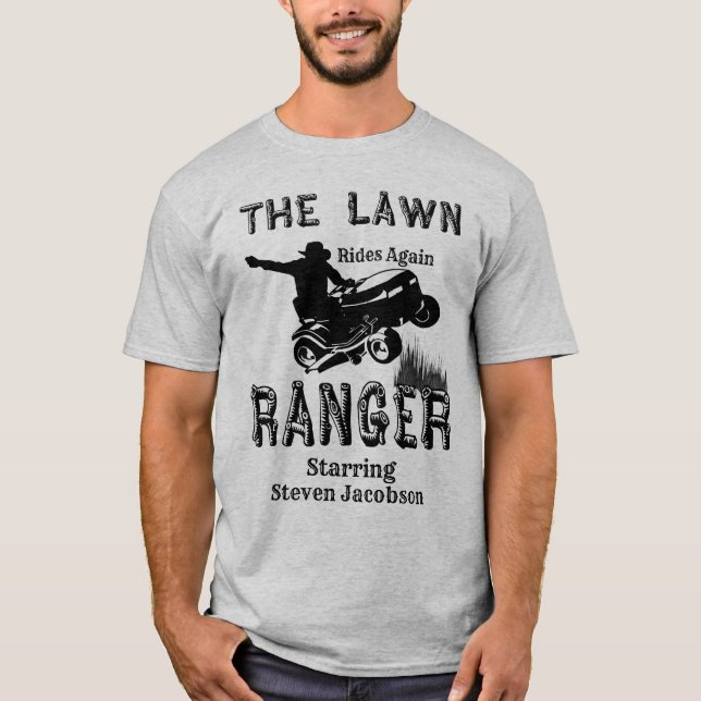 Camiseta El nombre del personalizado del guardabosques del (Anverso)