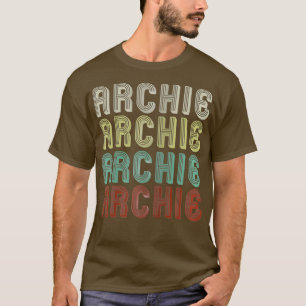 Camiseta El Nombre Es Archie In Funny Retro Vintage Disco