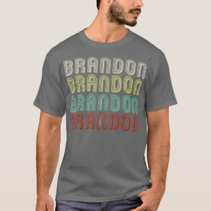 Camiseta El Nombre Es Brandon En Una Discoteca Divertida Re