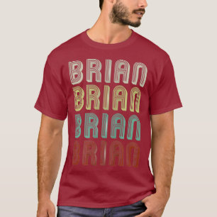 Camiseta El Nombre Es Brian In Funny Retro Vintage Disco