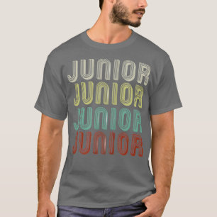 Camiseta El Nombre Es Junior En La Divertida Discoteca Retr