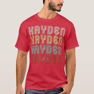 Camiseta El Nombre Es Kayden In Retro Vintage Disco Funny