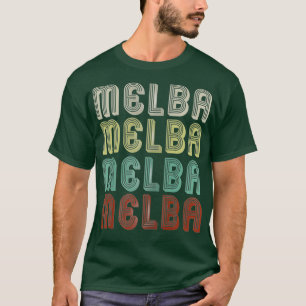 Camiseta El Nombre Es Melba En La Discoteca Divertida Retro