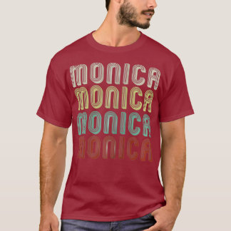 Camiseta El Nombre Es Mónica En La Divertida Disco Retro Vi